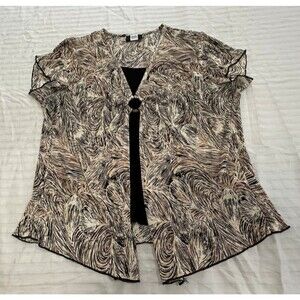 STUDIO 1940 WOMENS BLOUSE TOP SIZE L